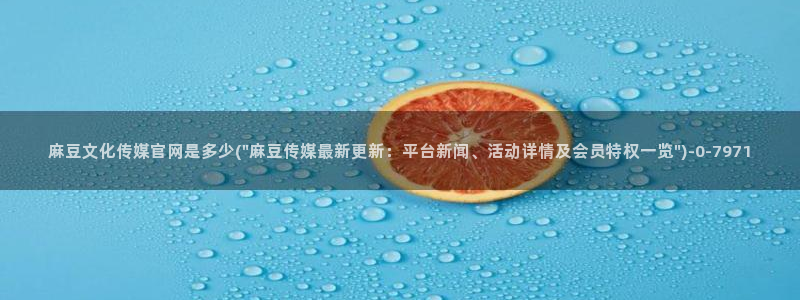 麻豆传媒